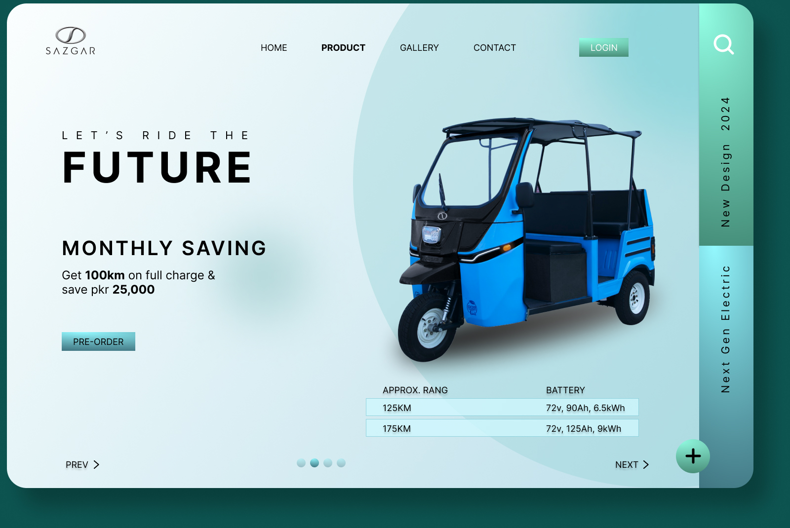 Sazgar Corporate Website
